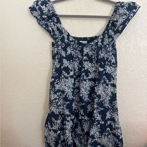 Abercrombie & Fitch Navy and White Floral Dress